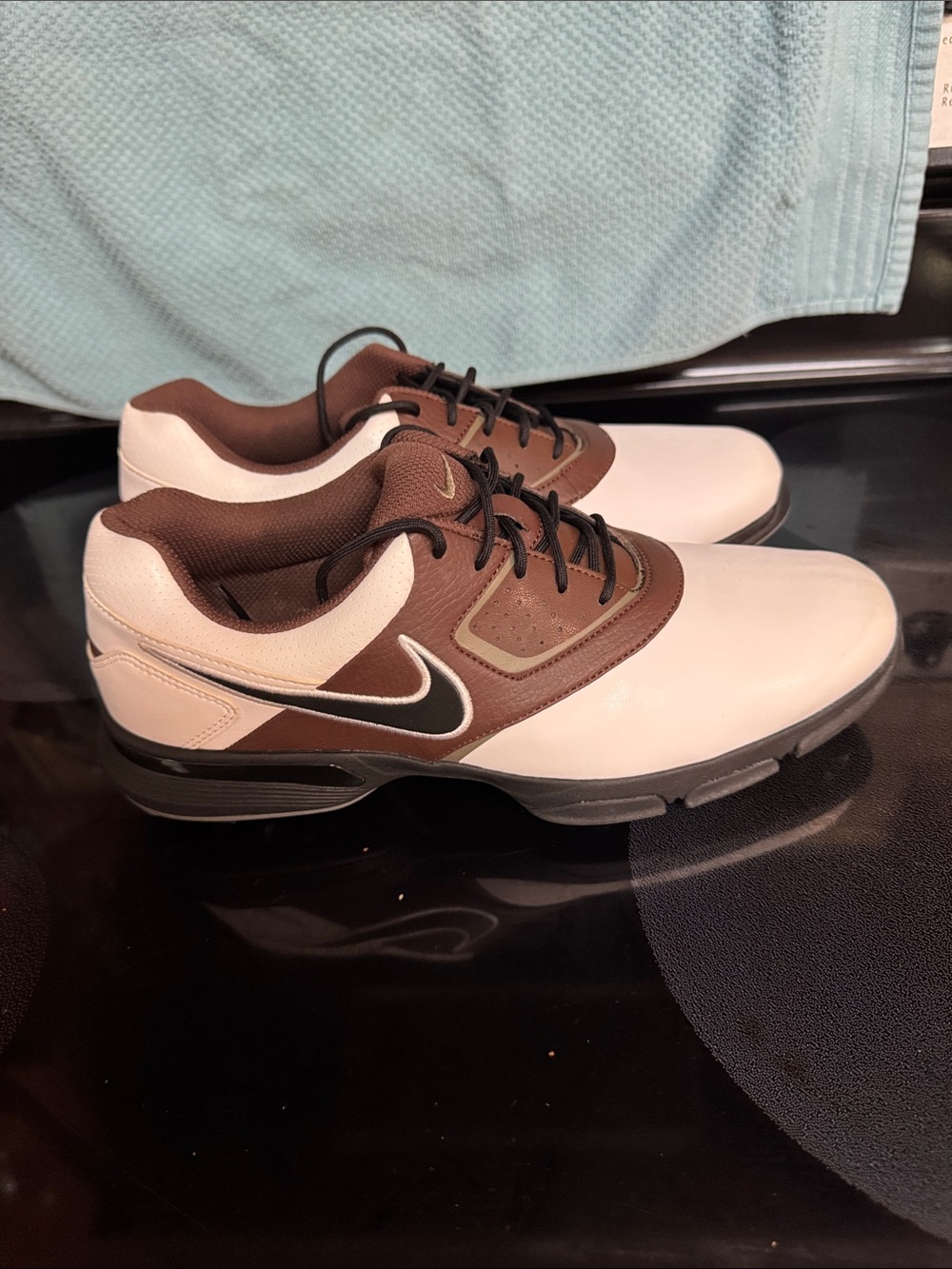 NWOT Nike Heritage Air Precision Mens Golf Shoes 552069 Size 8